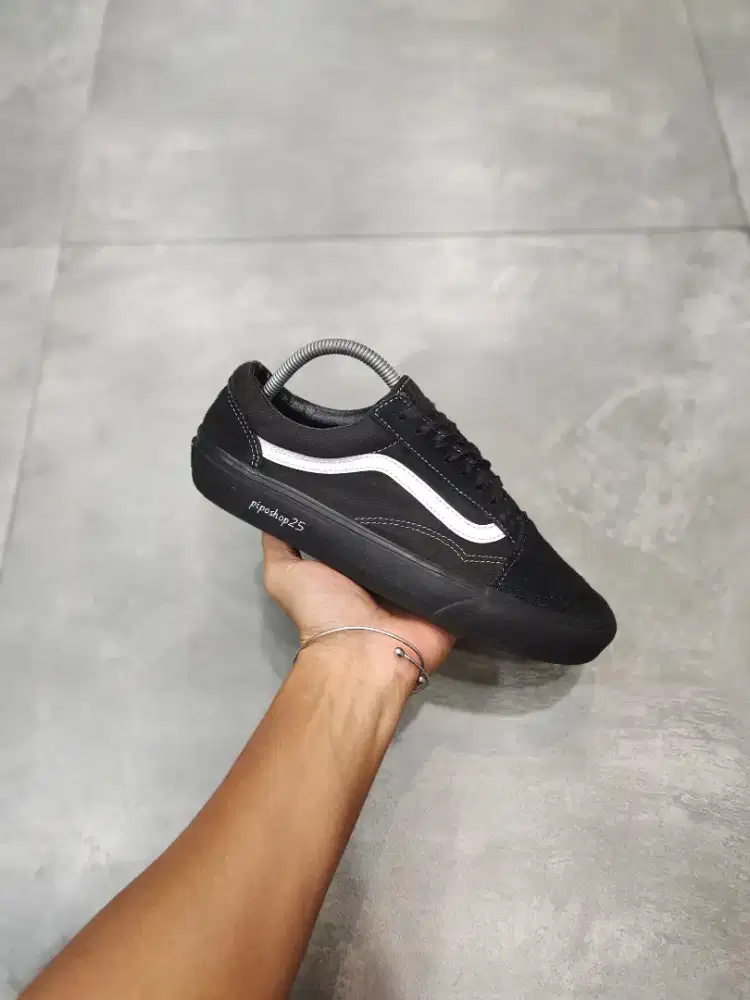 Vans Old Skool Double Black White. Size 40,5 insol 26