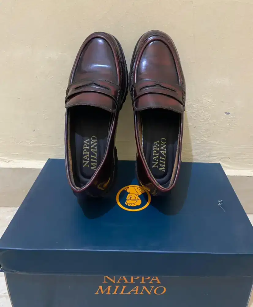 Sepatu Nappa Millano Original Ukuran 38 Baru