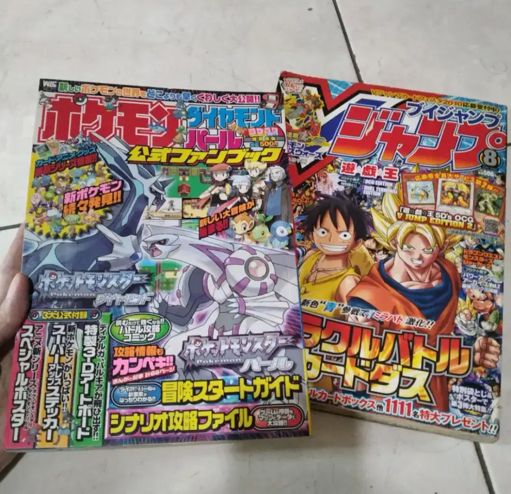 Pokemon diamond and pearl Japan book sesuai foto