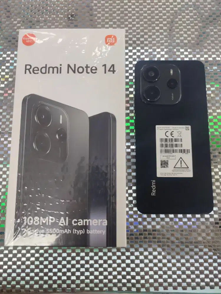 Xiaomi Redminote 14 4G 8/256gb Second Bisa TT