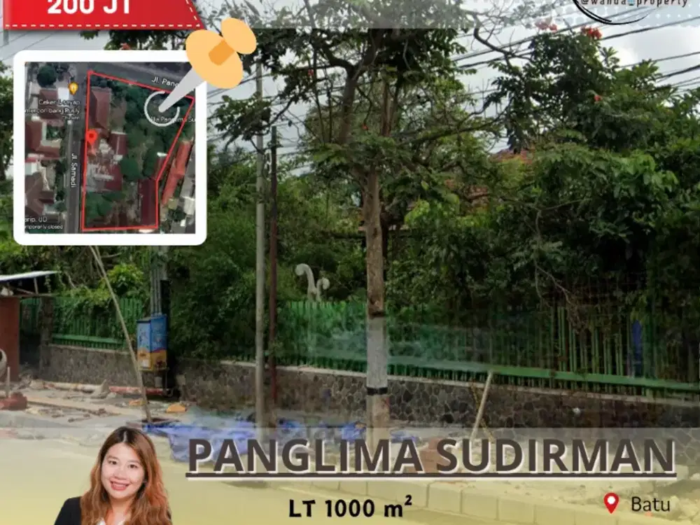 Disewakan Tanah Strategis di Batu Malang