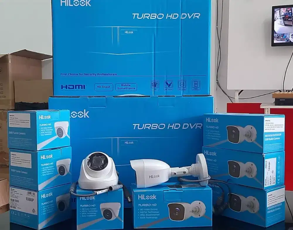 Paket cctv murah hilook full hd jamin jernih gratis pasang