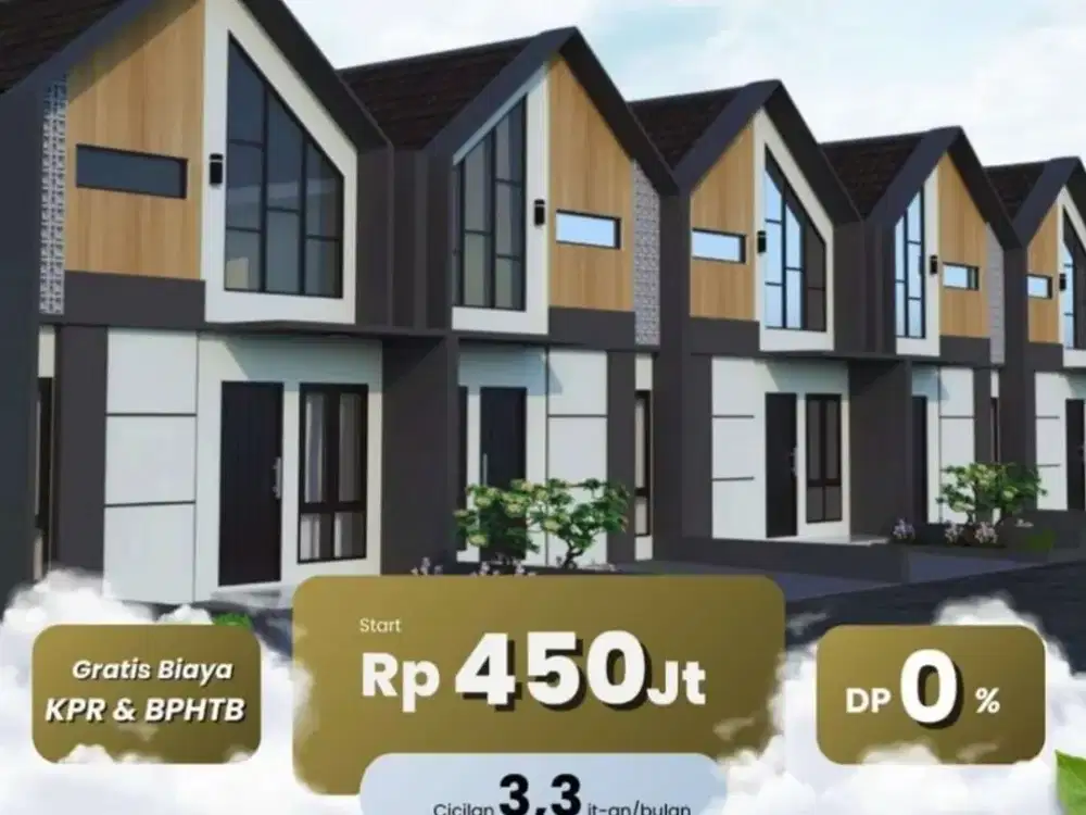 S894.BRAND NEW TERMURAH SCANDINAVIAN SIAP HUNI DKT BSD HRG MULAI 450 JT DI PENGASINAN GN SINDUR