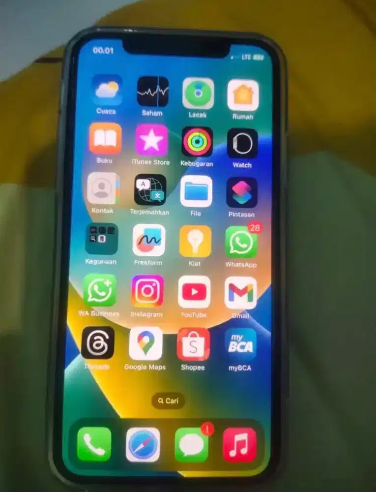 Jual Cepat Iphone X 256GB Mulus Pemakaian Pribadi