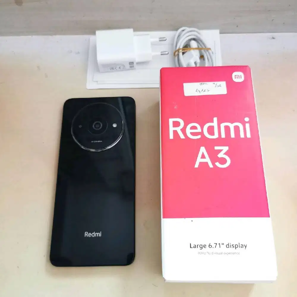 Redmi A3 Ram 4/128 GB Mulus Fullset No Minus Garansi Cod/Antar