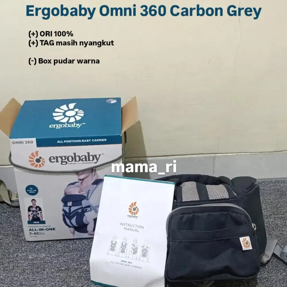 ERGOBABY OMNI 360 COOL AIR MESH - GREY