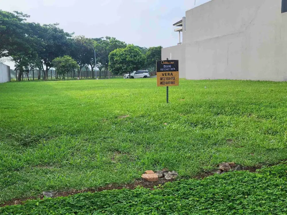 MURAH !!! Jual tanah kavling hoek badan Suvarna Sutera area golf 450m2