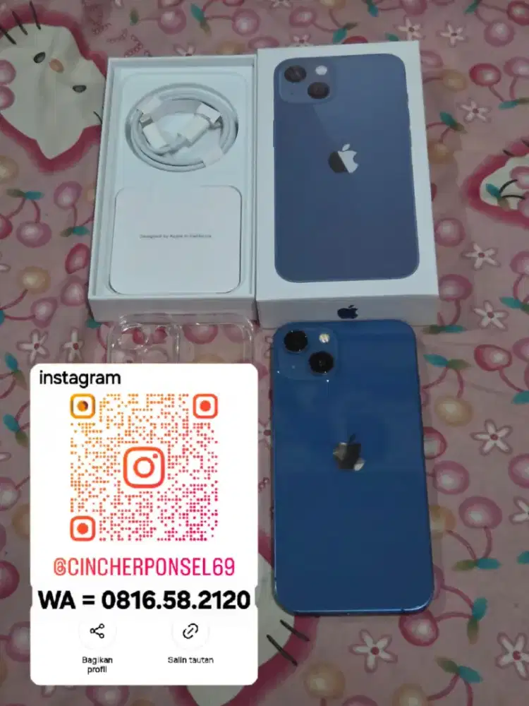 Jual iphone 13 Ibox 128gb siap nominus