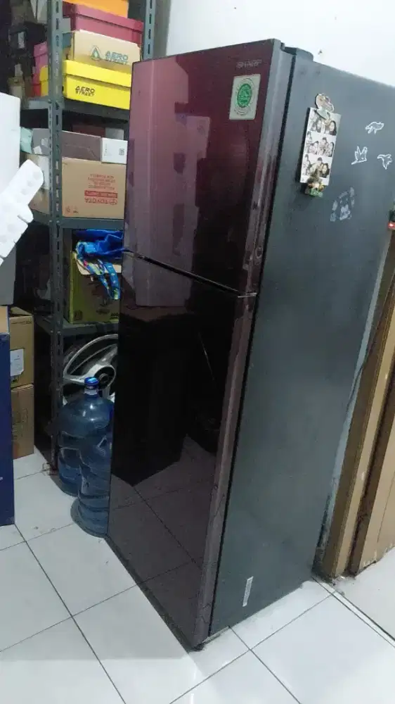 Jual kulkas sharp 2 pintu kapasitas besar tinggi kulkas 180cm