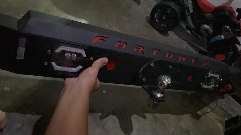 Bemper belakang fortuner