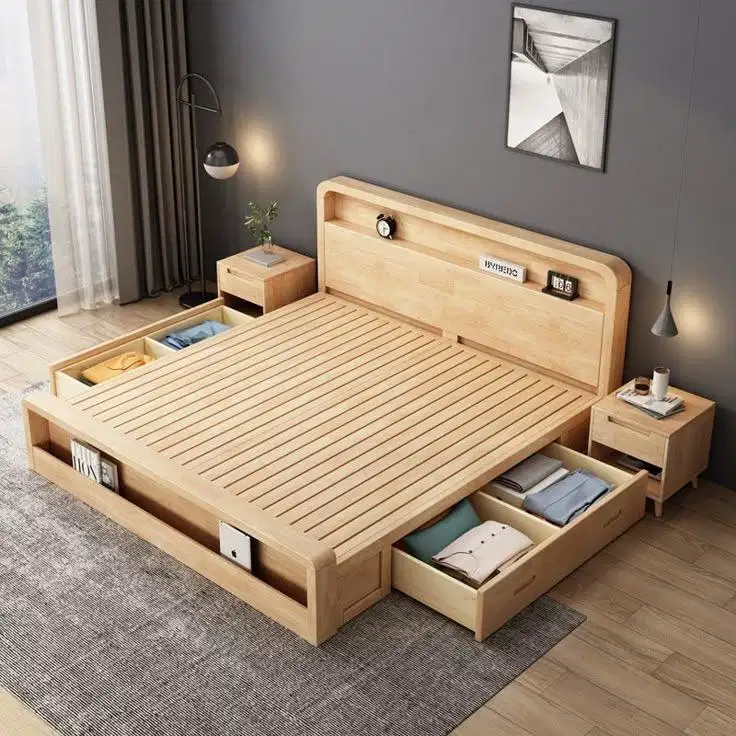 Divan kayu minimalis ukuran 200x160cm