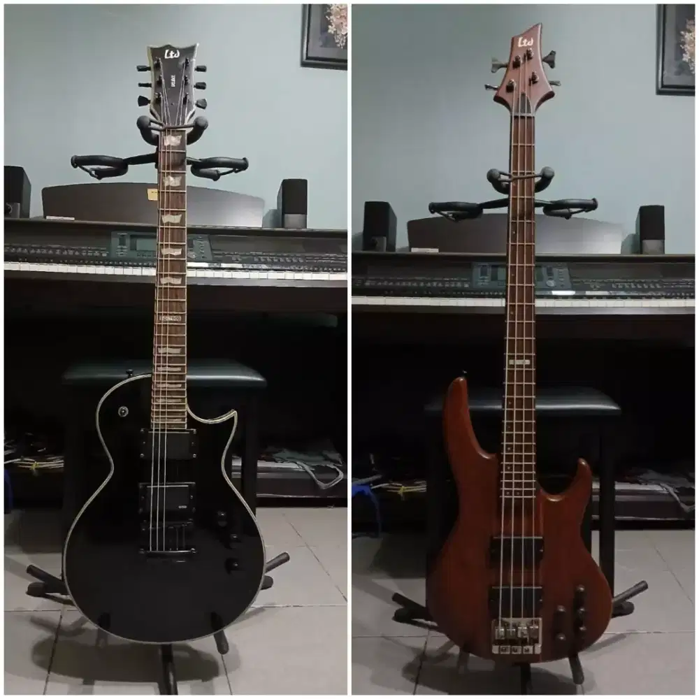 Bass ESP LTD D4 & Gitar LTD EC 1000