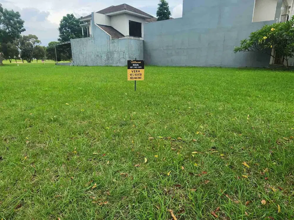 Jual Kavling Hoek Suvarna Sutera Area Golf 420m2