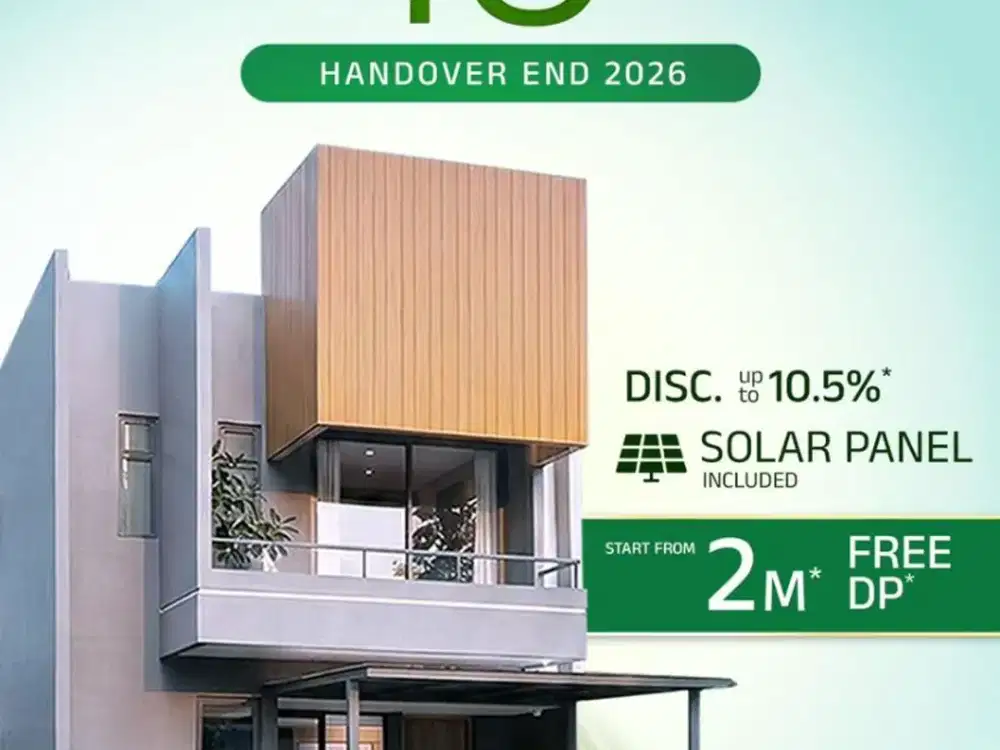 CLUSTER BELOVA CLASSIC AT TERRAVIA BSD CITY! 5 UNIT LAST 2M TERMURAH TANPA DP