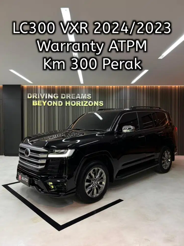 Toyota Land Cruiser LC300 VXR 2024 LC Hitam Km300 Nik 2023 B2794SJJ