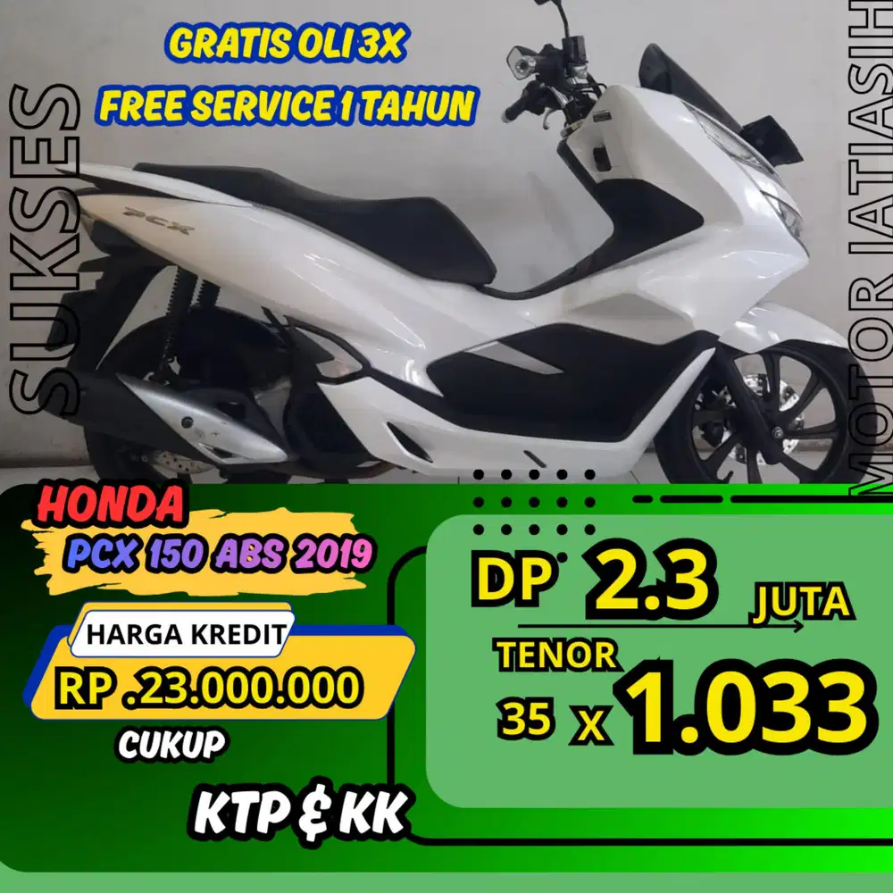 PROMO DP MURAH HONDA PCX 150 ABS 2019 DP 2.3 JUTA BISA CASH/KREDIT