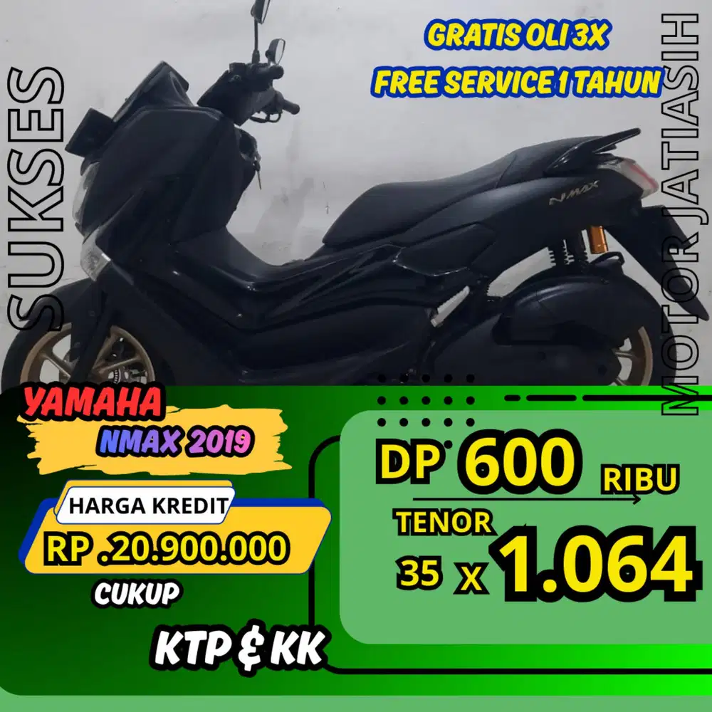 PROMO DP MURAH YAMAHA NMAX 2019 DP 60P RIBU BISA CASH/KREDIT