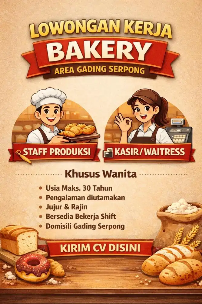 Lowongan Bakery