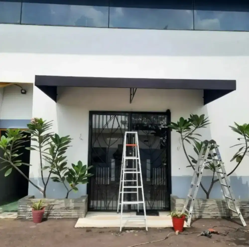 Kanopi kain awening minimalis