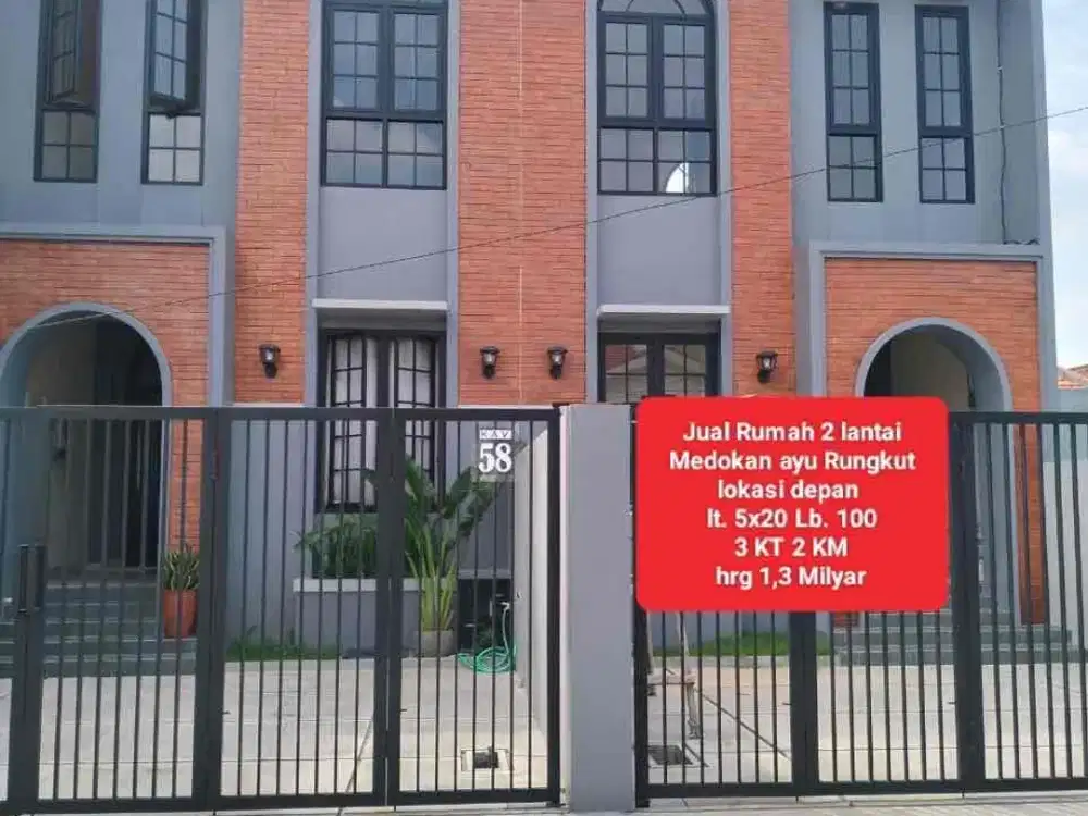 rumah mewah 2lt furnish 1m an saja siap huni surabaya