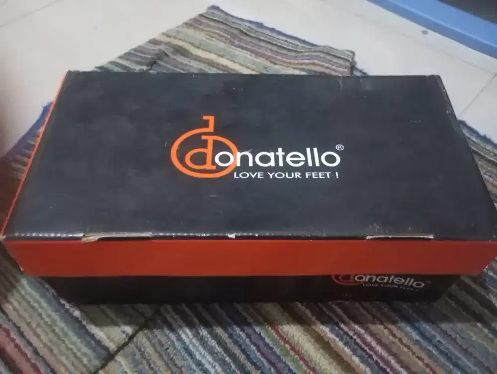 sepatu sandal donatello, warna khaki