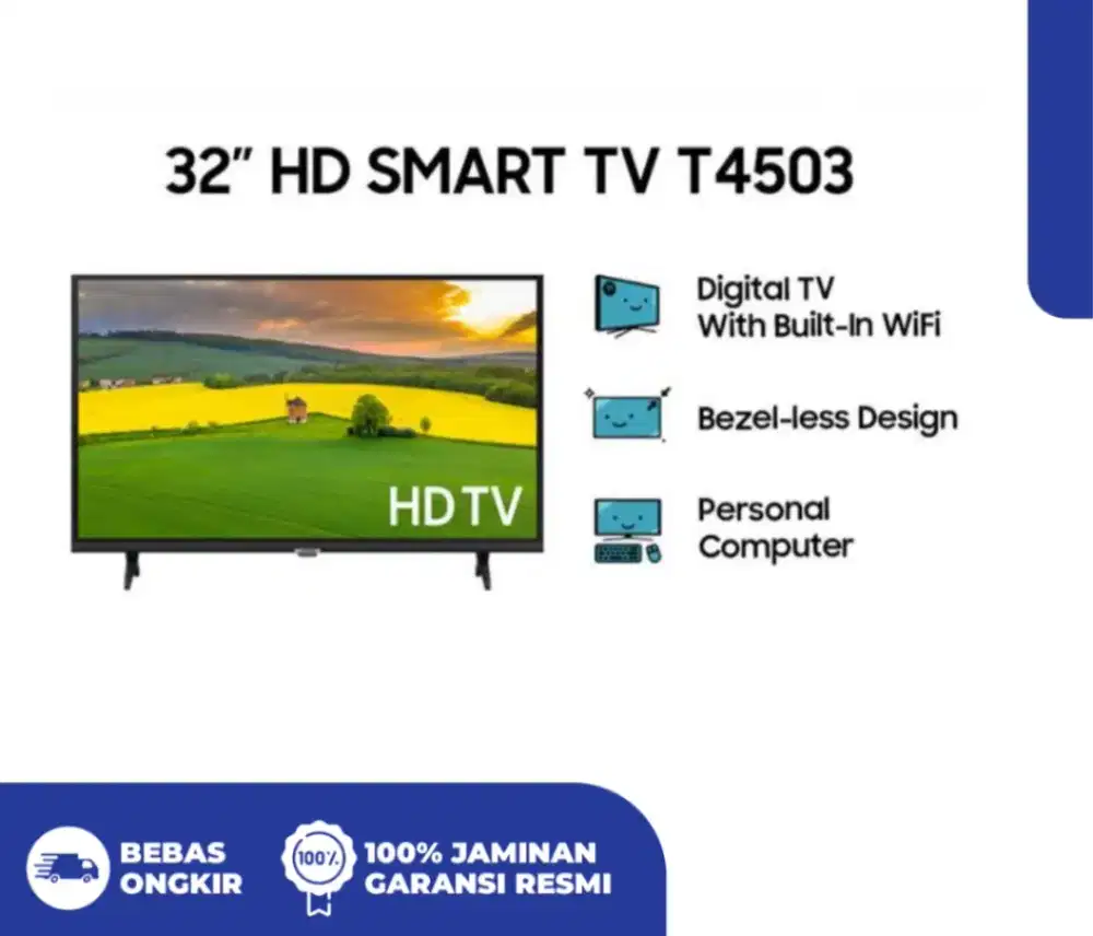 TERMURAH PROMO AKHIR TAHUN  SAMSUNG SMART TV 32T4503 32inch BARU SEGEL