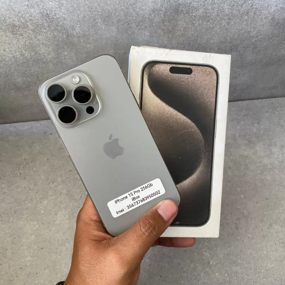 iPhone 15 pro 256gb second Garansi Resmi