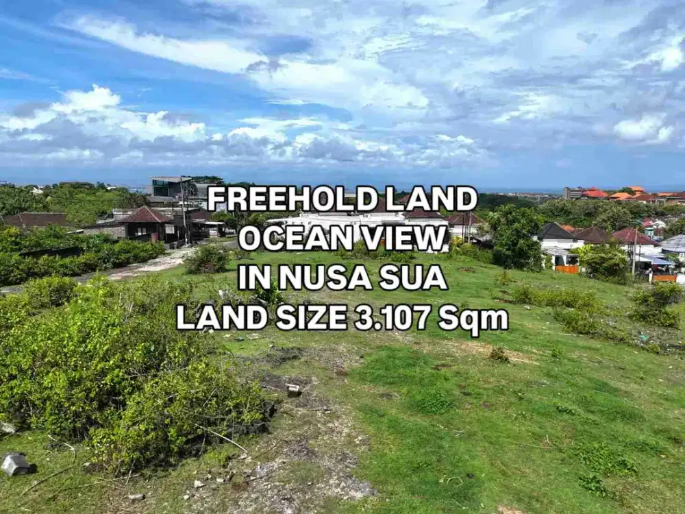 Tanah Investasi Cocok Untuk Villa Komplek atau Perumahan di Nusa Dua Bali