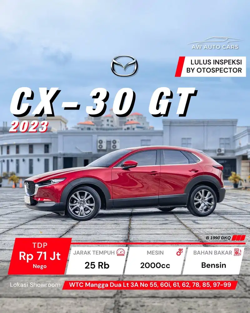 Mazda CX-30 GT NIK 2023 CX30 2022 Low KM 2024 CX 30