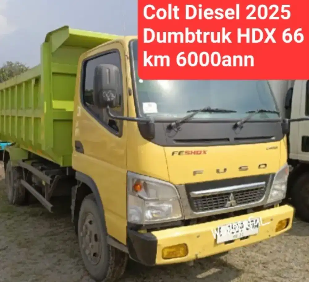 Mitsubishi Colt Diesel HDX66 Dumbtruk 2025 Bio Solar Turbo Fullors
