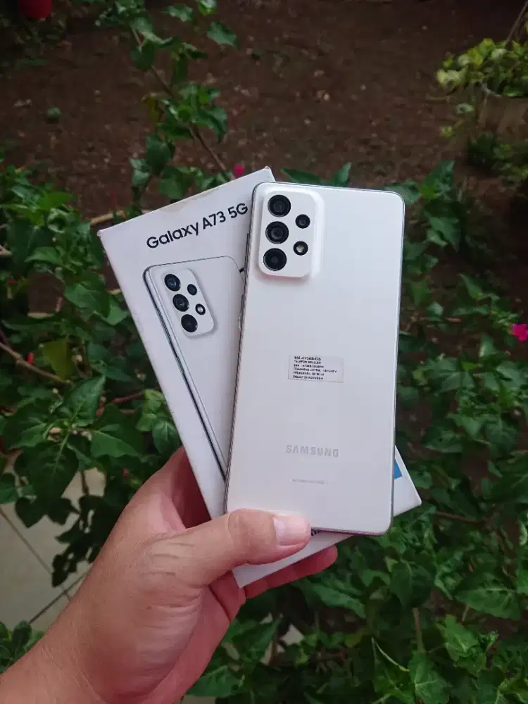Samsung A73 5G 256Gb Resmi Fullset oryginal lengkap mulus