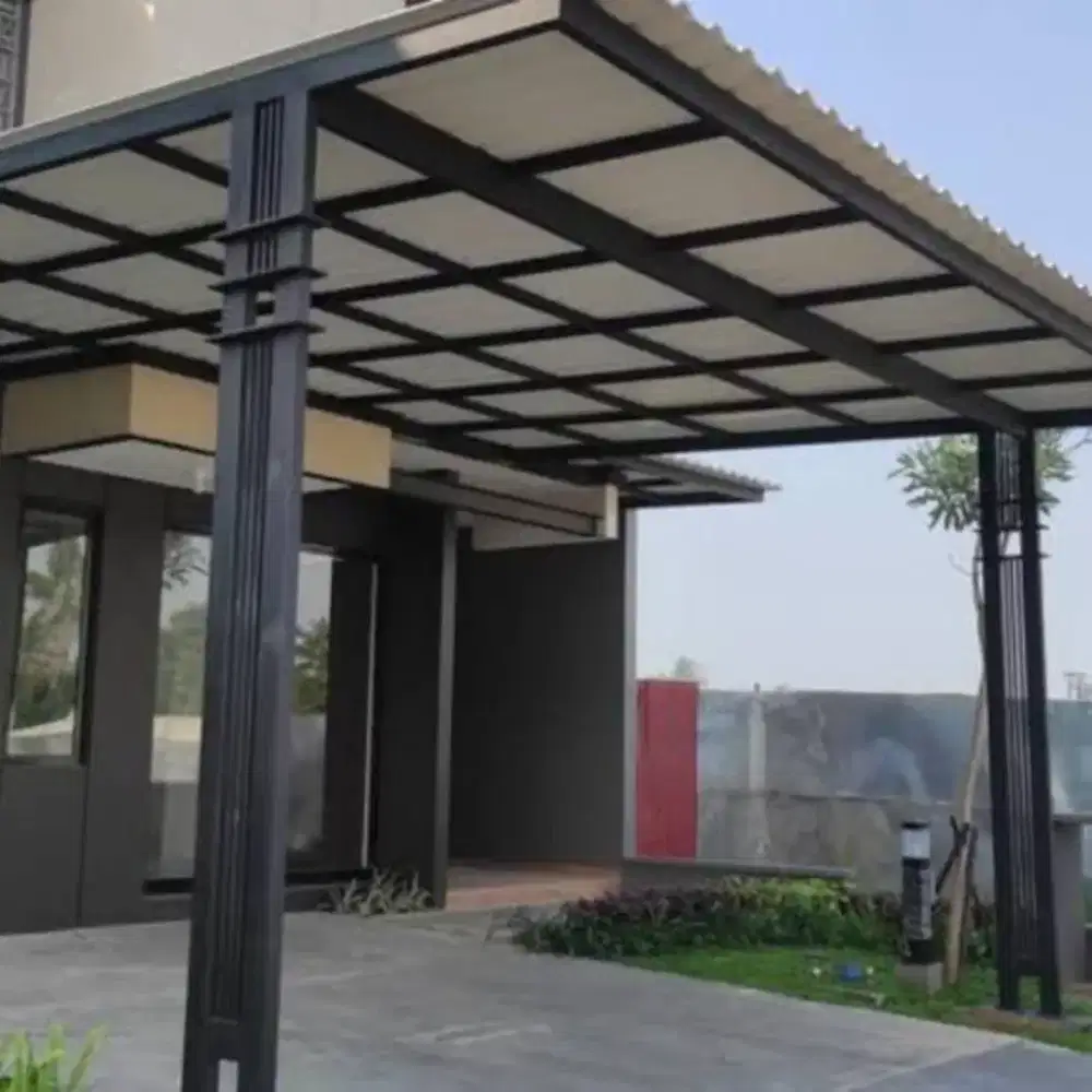 Kanopi Besi Minimalis Modern