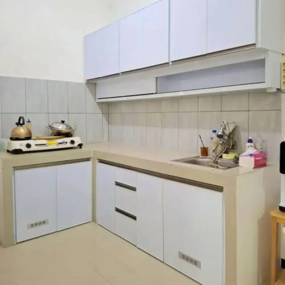 Kitchen Set Minibar Kayu Besi Aluminium