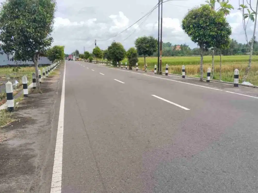 Dijual Sawah Strategis Tepi Jalan Raya Gedongan - Balangan  Sleman Yogyakarta