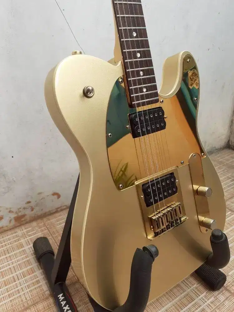 DI JUAL Squier by Fender Telecaster J5 Gold - Series