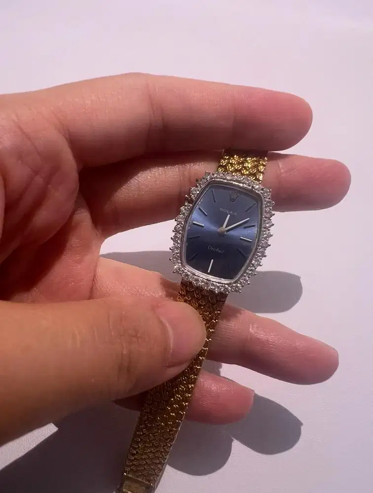 Jual jam tangan Rolex Women Orchid Gold Vintage ORIGINAL 100%