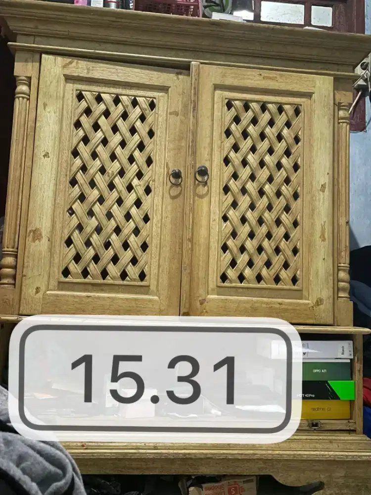 punya lemari jati, edisi mau pindahan jual aja