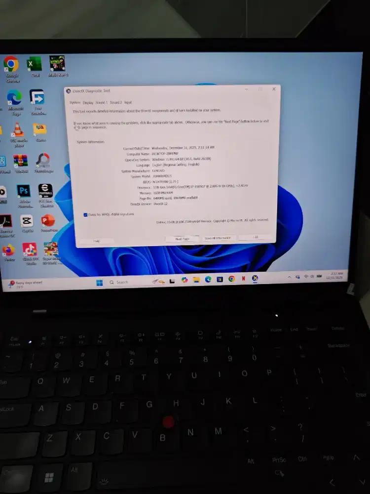 Lenovo thinkpad x1 Carbon gen 9 i7-11th 16/512