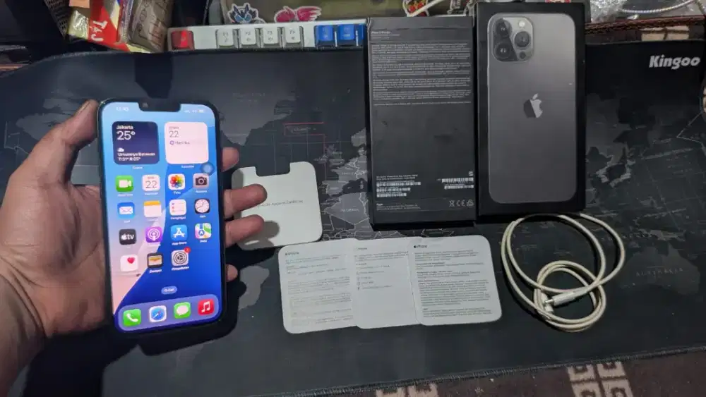 iphone 13 pro max 256 fullset ori inter