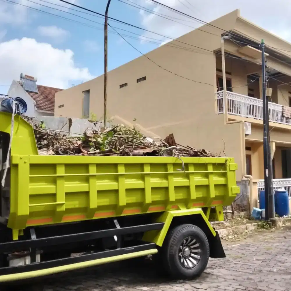 angkut ranting pohon pembersihan lahan
