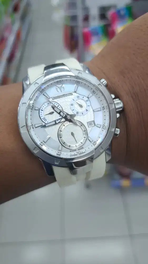 Jam tangan technomarine diver chronograph