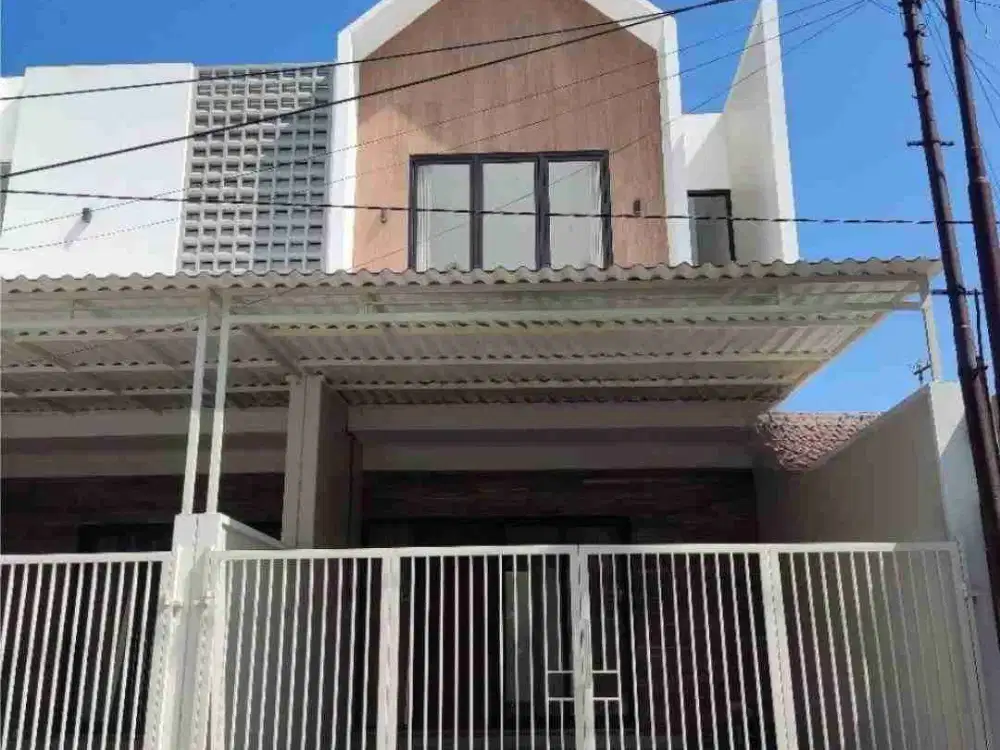 RUNGKUT MENANGGAL HARAPAN STRATEGIS‼️Rumah Baru 2 Lantai BOULEVARD dekat Jalan Raya