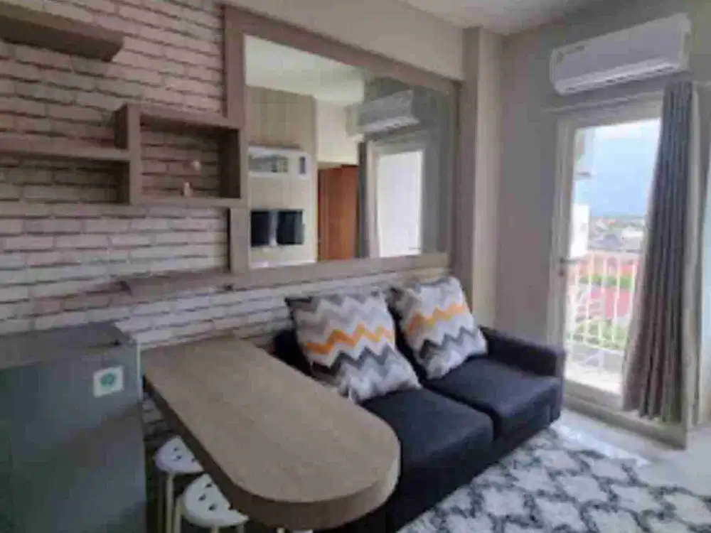 PUNCAK DHARMAHUSADA LANTAI 1‼️Jarang Ada Apartemen 2BR Furnish Nol Raya Merr dekat Unair C