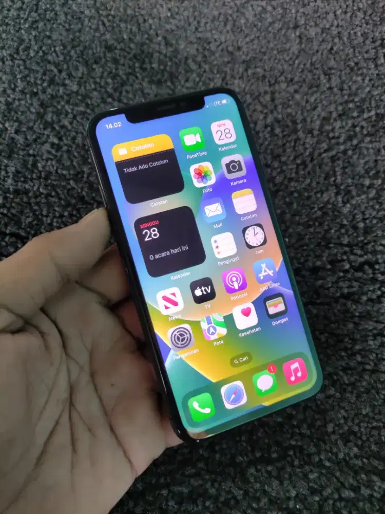 iPhone X 256 GB mulus hp charger