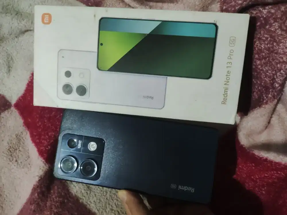 Resmi note 13 pro 5g ram 12/512gb fullset
