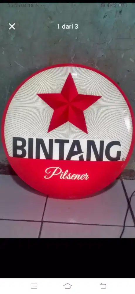 Lampu pajangan bintang