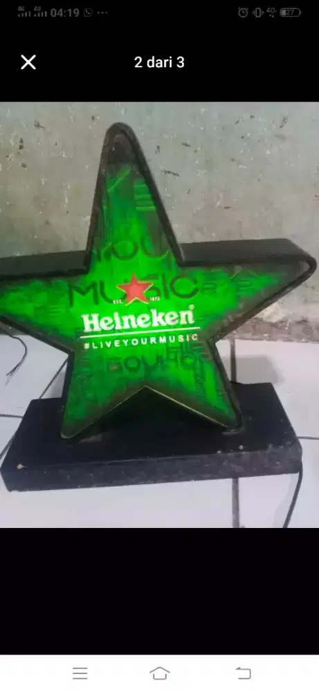 Lampu bintang hanaiken sepasang