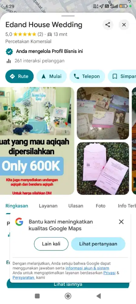 Loker TIM PRODUKSI PEMBUATAN PAPERBAG
