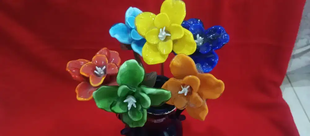 Hiasan Bunga cristal