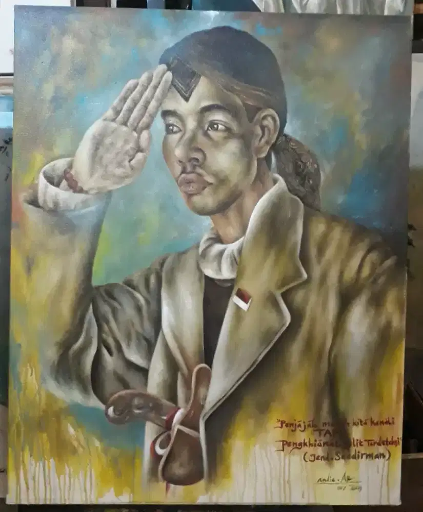 Lukisan sosok jendral sudirman